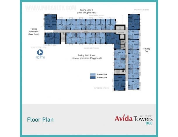 4,359,040 1 BHK at Avida Towers 34th Street BGC, Condo