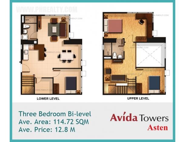 2,300,000 Studio Units at Avida Towers Asten, Condo For