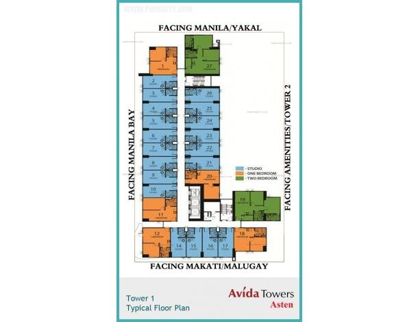 2,300,000 Studio Units at Avida Towers Asten, Condo For