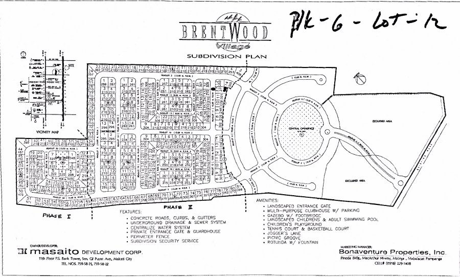 2,782,500 Lot at Brentwood Village, House & Lot For Sale In Mabalacat